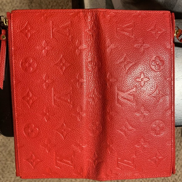 Louis Vuitton Other - Louis Vuitton red wallet